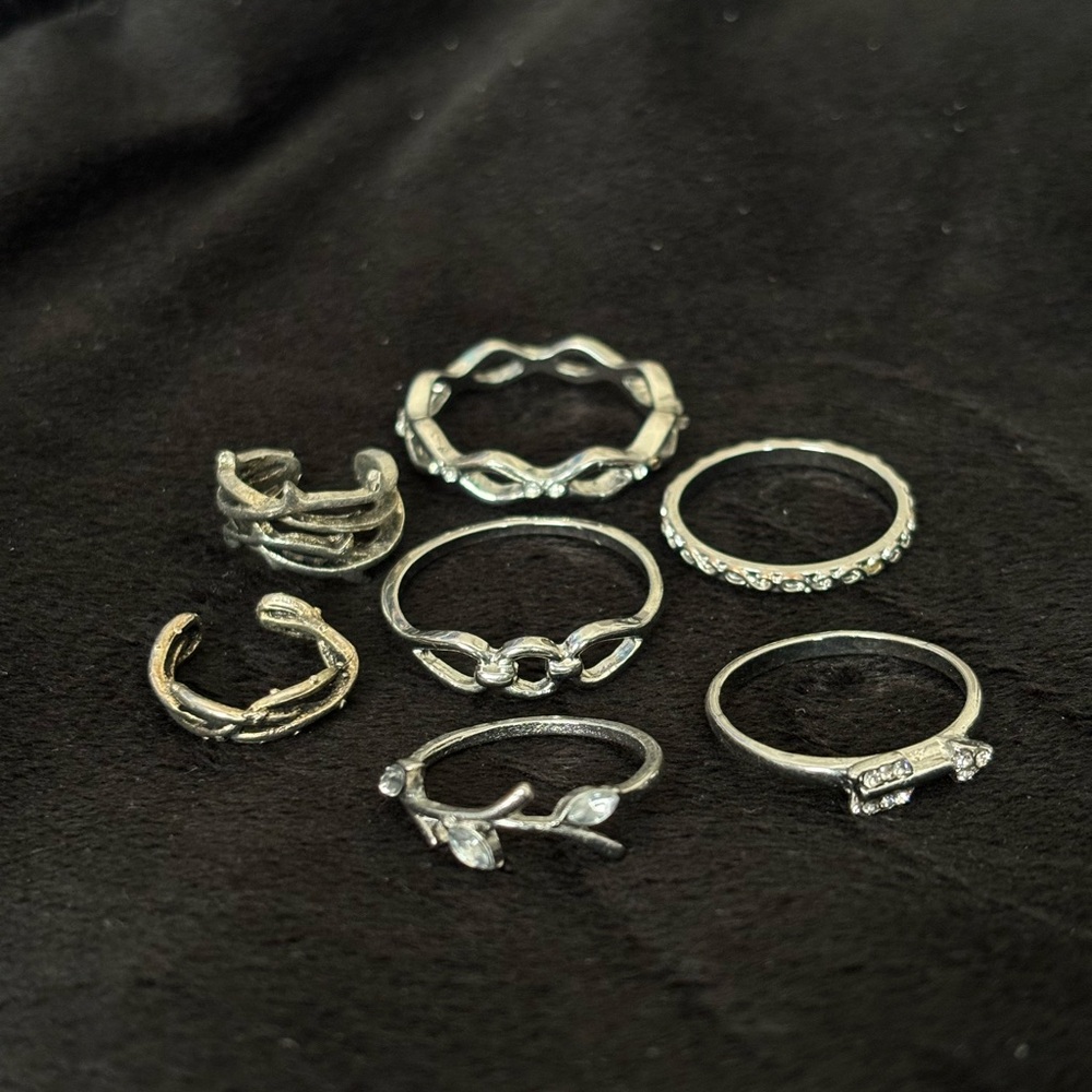14pc bundle, stacking rings - Picture 2 of 2
